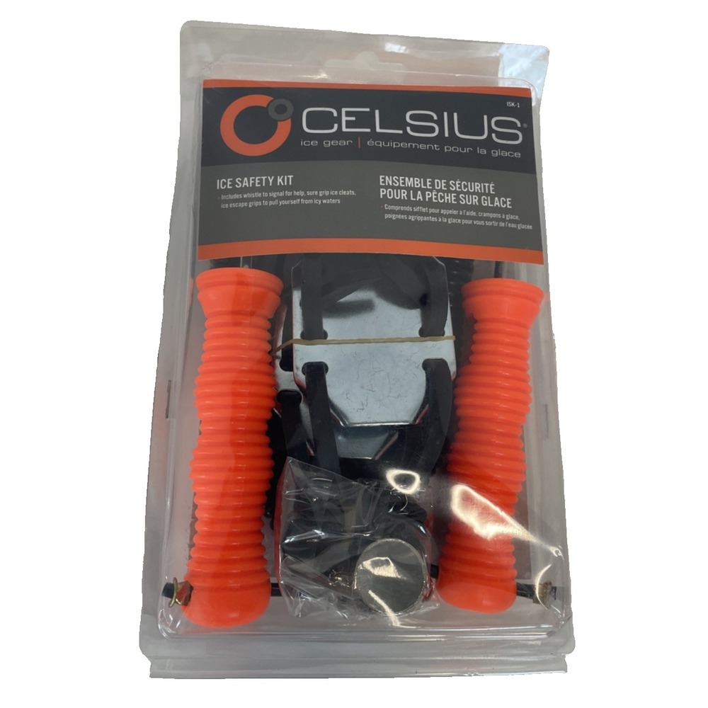 Celsius Ice Gear Ice Safety Kit ISK-1 - Cleats, Picks,‎ Whistle BRAND NEW